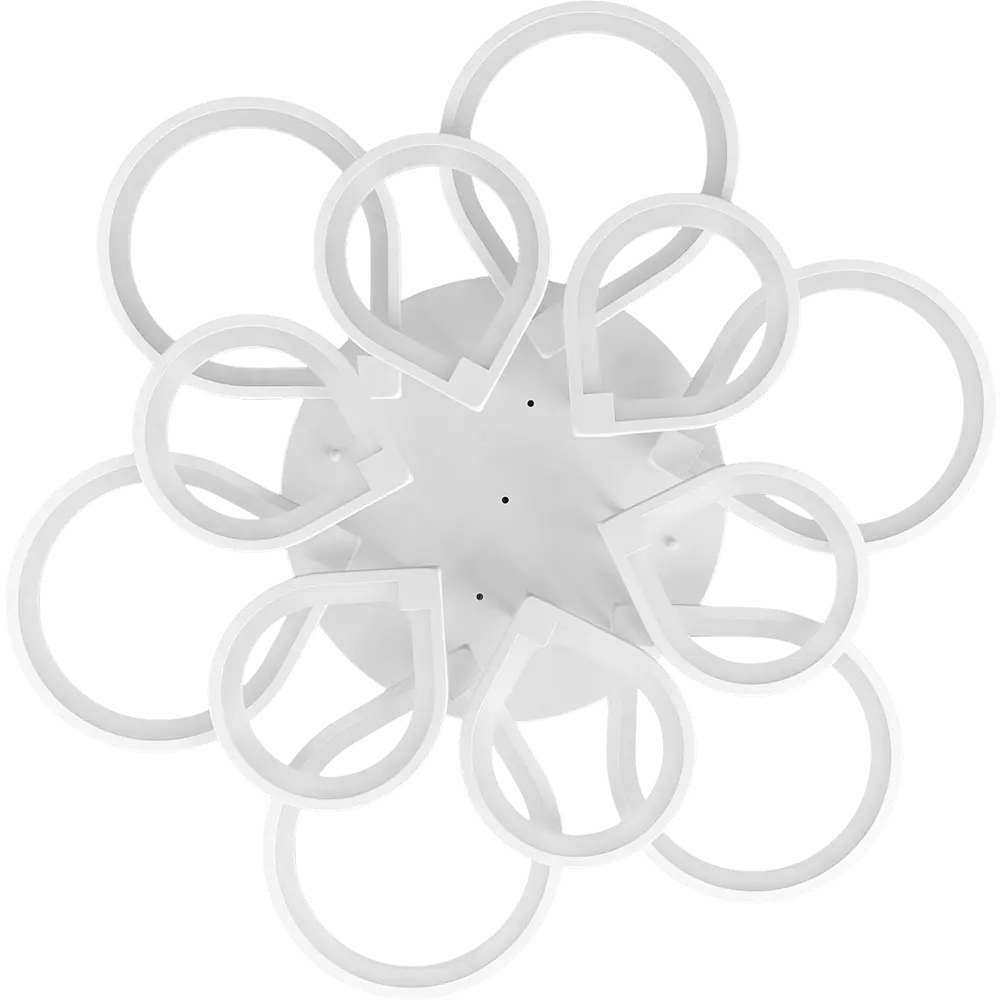 Люстра потолочная Семь огней SF7099/12C-WT LED 372 Вт регулируемый белый свет цвет белый STLM-2198504 - Вид №6