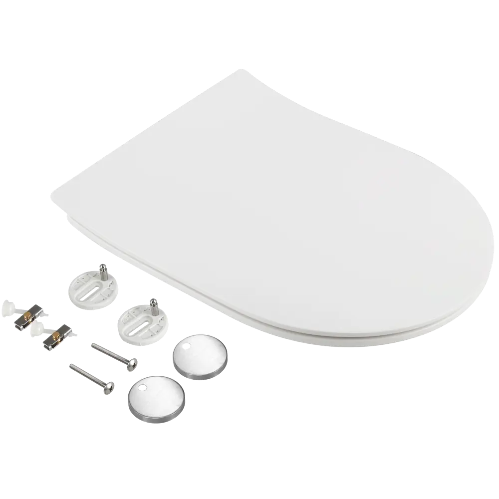 Сиденье для унитаза Sensea Slim Neo B6136 с микролифтом, овальное, цвет белый STLM-2082715 - Вид №8