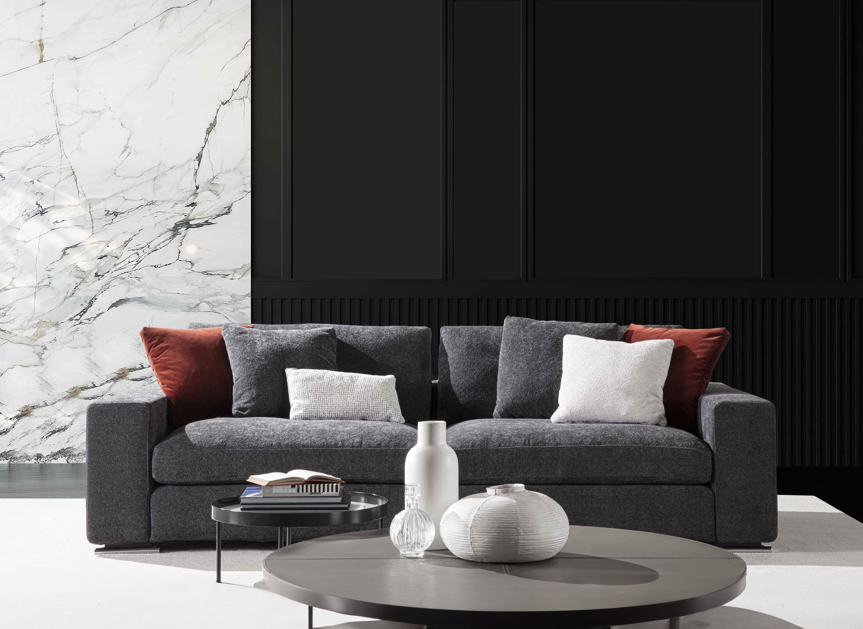 Ткань линейный съемный диван GRUPPO FOX день Фокса ARCH-00068624 - Вид №2