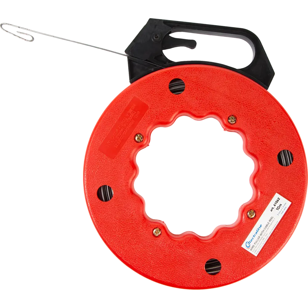 Зонд для кабельной протяжки Electraline 10 м с эргономичной ручкой 84627216 STLM-0053129