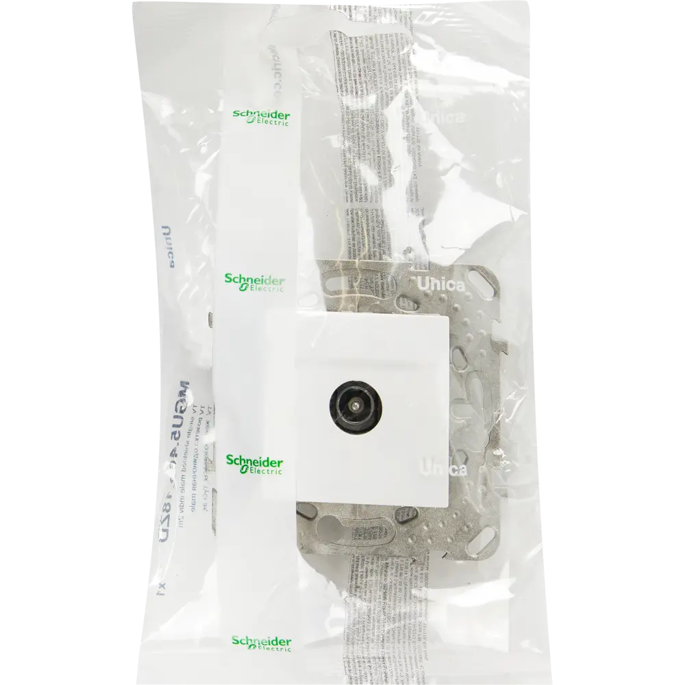 ТВ-розетка одиночная встраиваемая Systeme Electric Unica шлейф, цвет белый STLM-2026062 - Вид №7