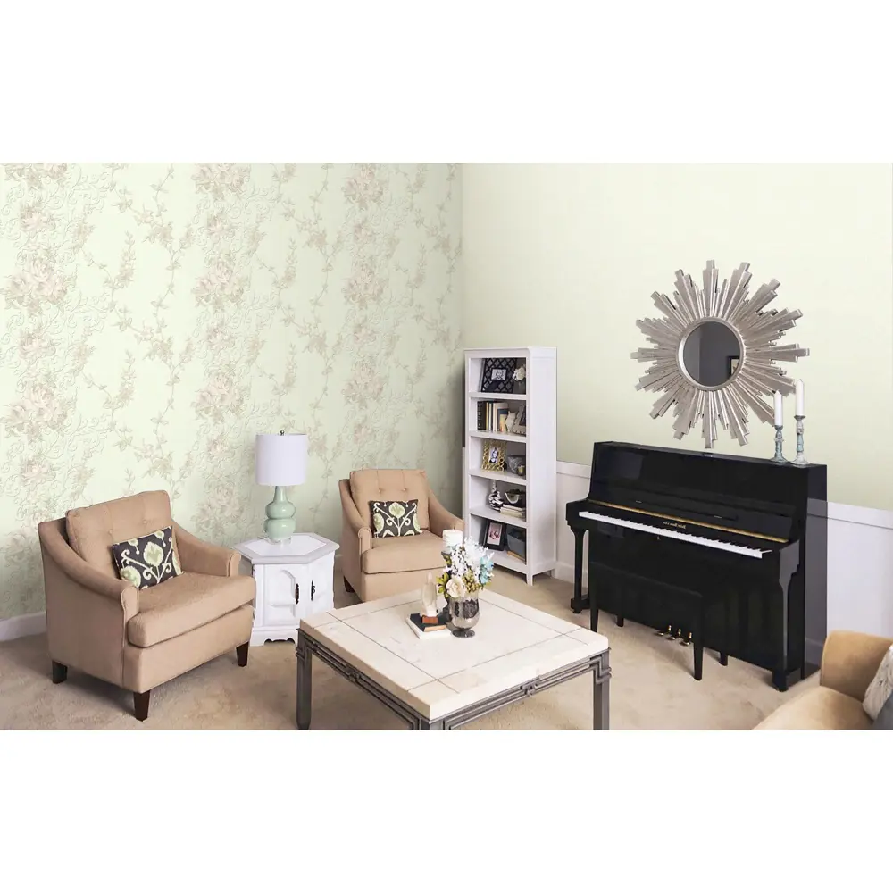 Обои флизелиновые Victoria Stenova Imperatrice зелёные 1.06 м 988783 STLM-2072880 - Вид №3