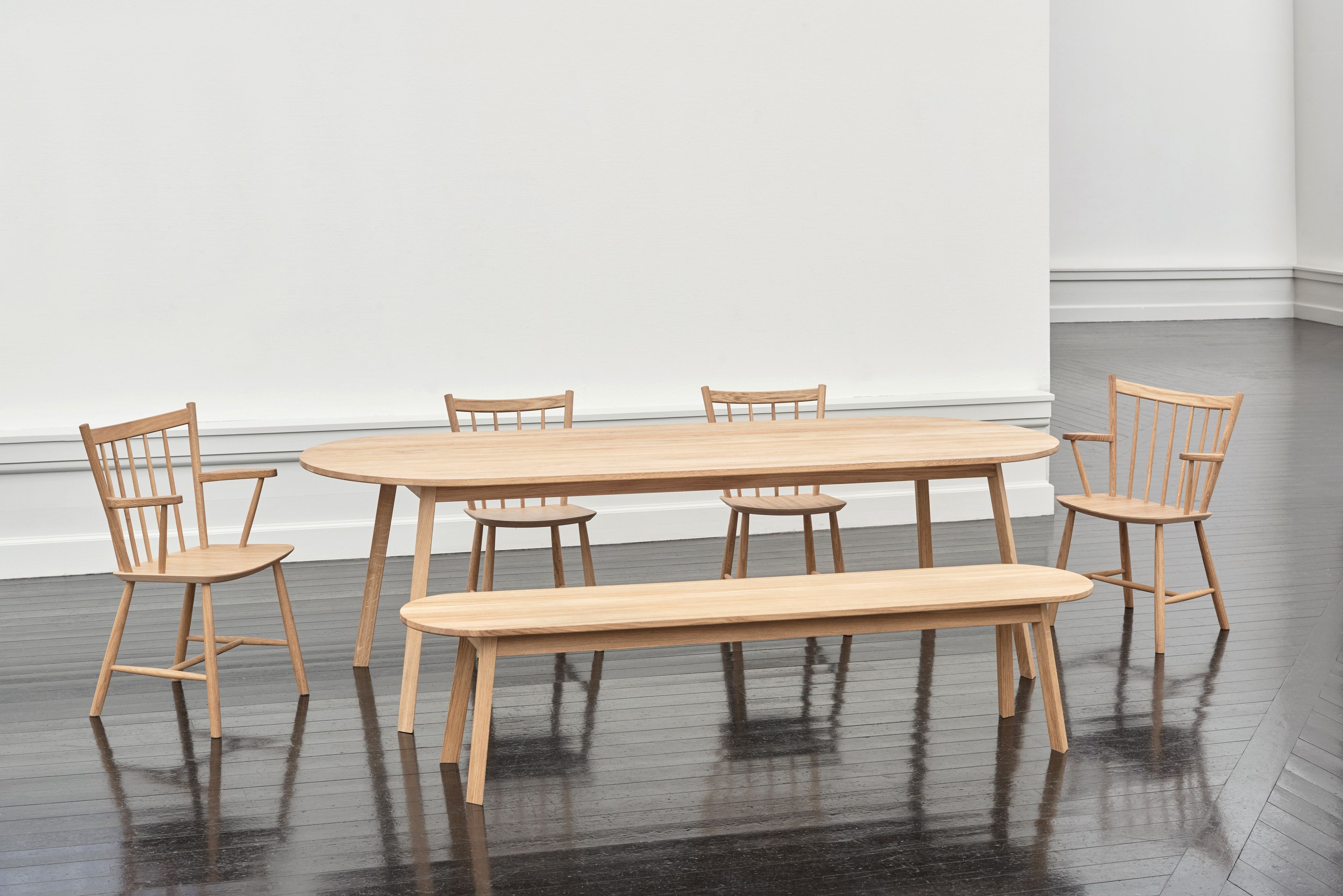 Овальный дубовый стол Hay Triangle Leg ARCH-00115406 - Вид №8