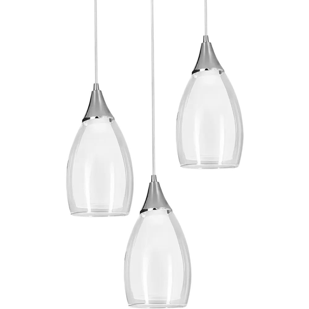 Люстра SCHAFFNER Paso - современная подвесная с тремя плафонами 87460829 STLM-0073915 - Вид №3