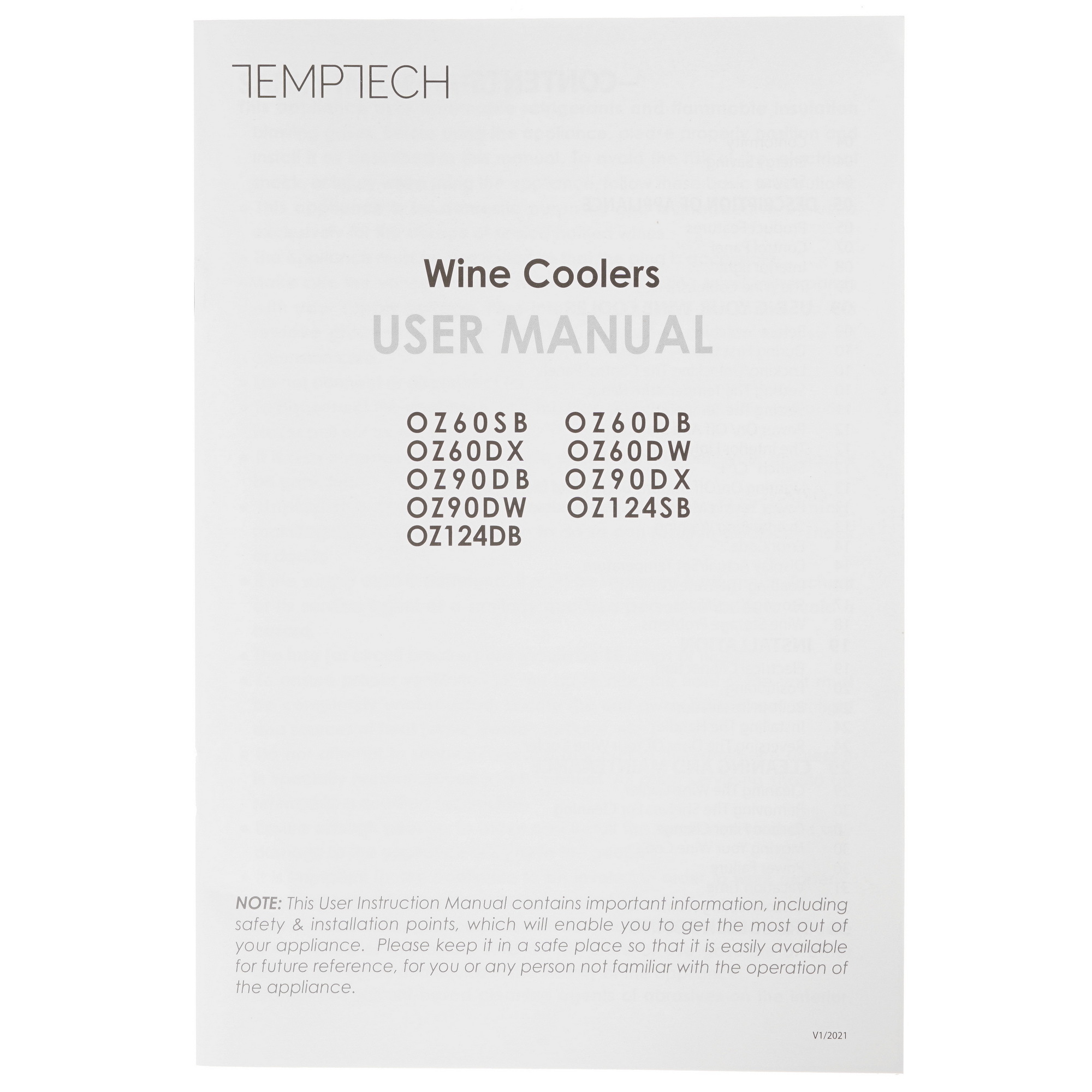 9973849 Винный шкаф Temptech OZ90DX серебристый STDN-0113276 - Вид №6