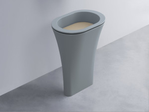 AMLA65-BR+AMPILO-AV+AMCOLO-BR Раковина Amedeo Ovale отдельностоящая cielo Enjoy + Amedeo