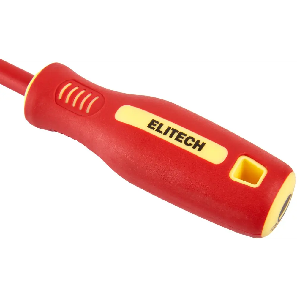 Отвертка диэлектрическая Elitech SL6.5x150 мм с магнитным наконечником 89407155 STLM-1574161 - Вид №3