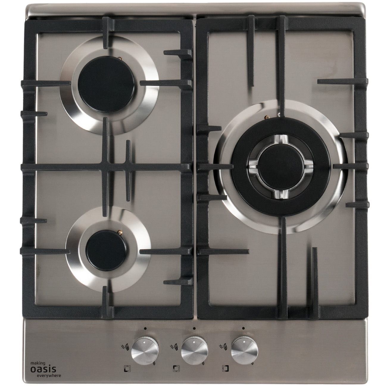 9136646 Газовая варочная поверхность Oasis P-3SBM STDN-0005627