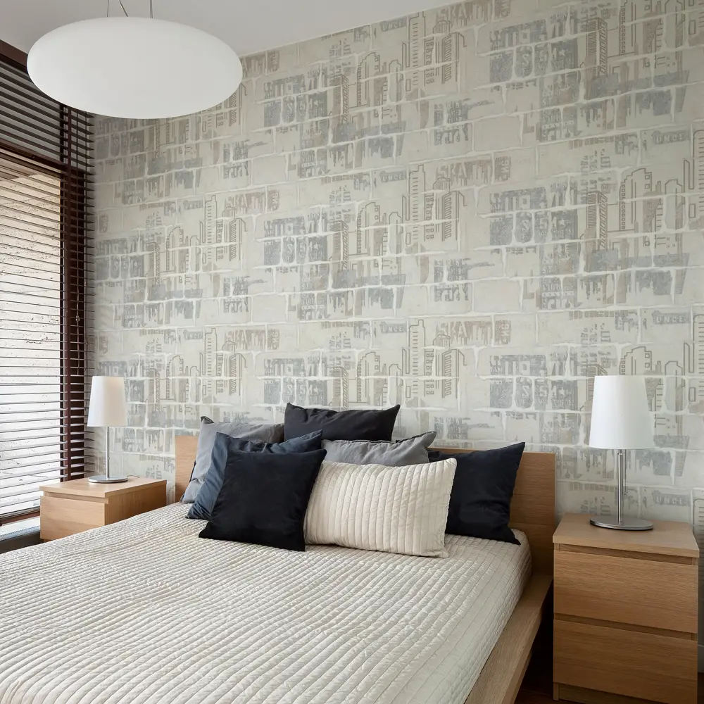 Обои виниловые Аспект Ру Бруклин белые 1.06 м 70311-11 STLM-2168012 - Вид №3