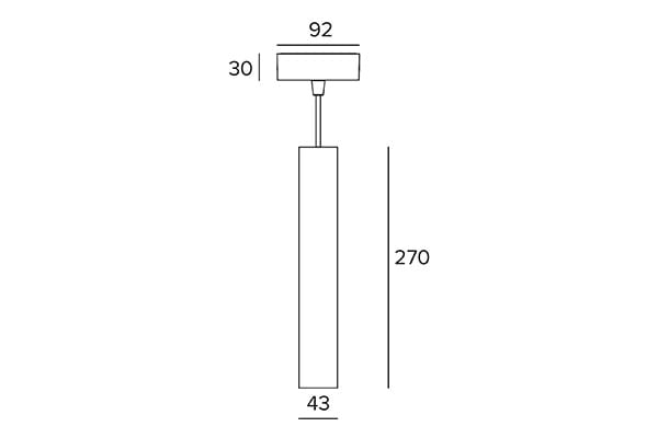 Алюминиевый светодиодный подвесной светильник TARGETTI Label ARCH-00075230 - Вид №3