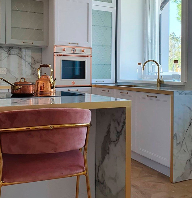 Столешницы для кухни - Мрамор бианко LIGRON LIST403 318 - Вид №35