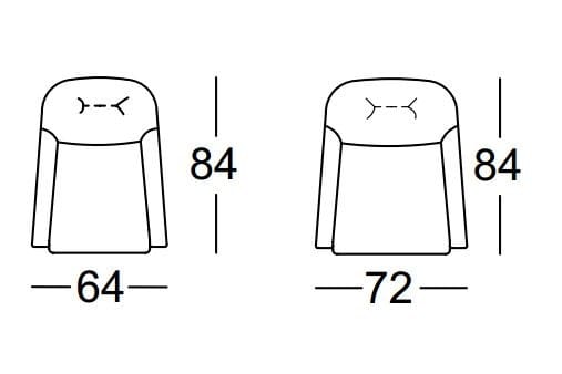 Кожаное кресло с подлокотниками Rolf Benz Rolf Benz 005 ONDA ARCH-00130196 - Вид №5
