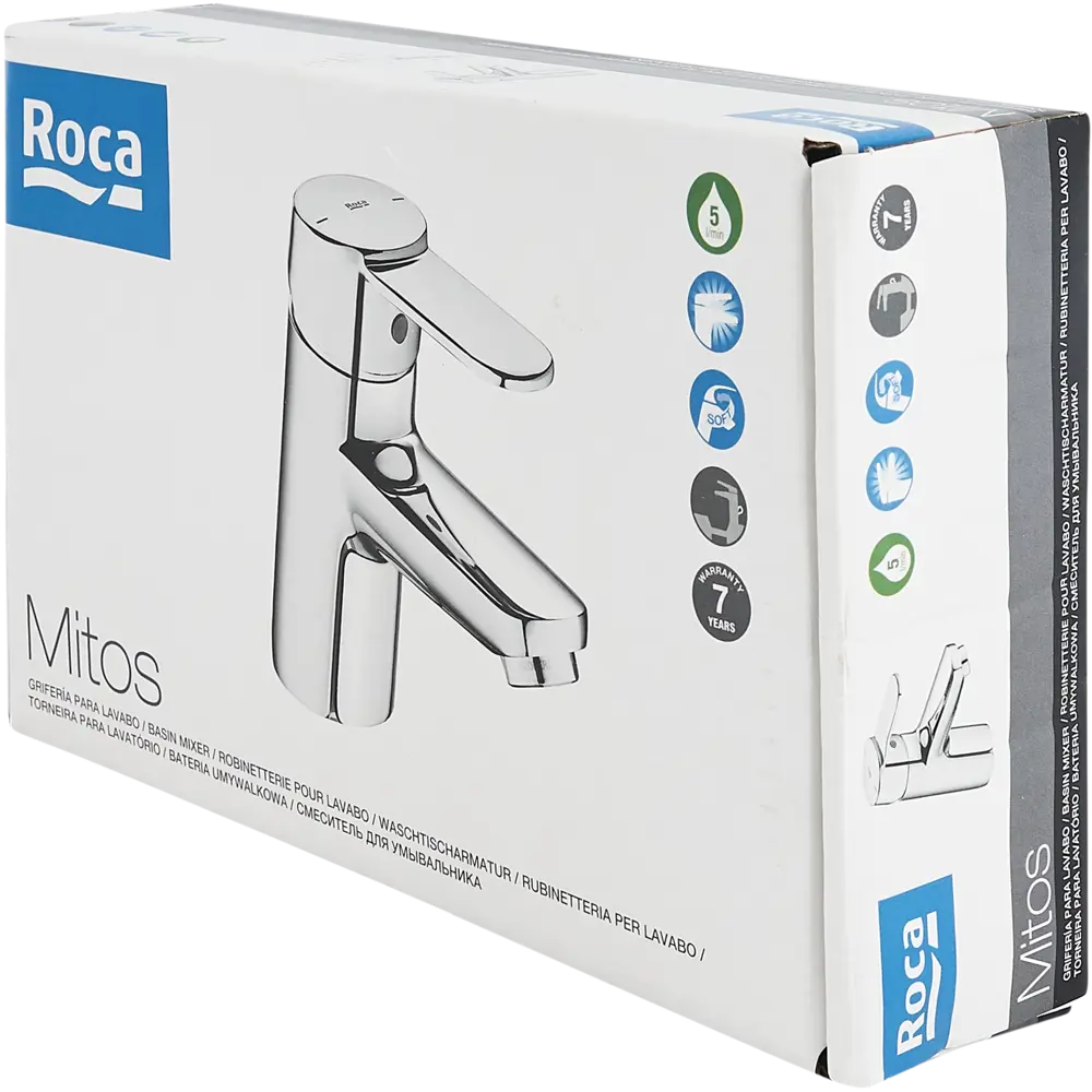 Смеситель для раковины Roca Mitos однорычажный STLM-2045720 - Вид №3