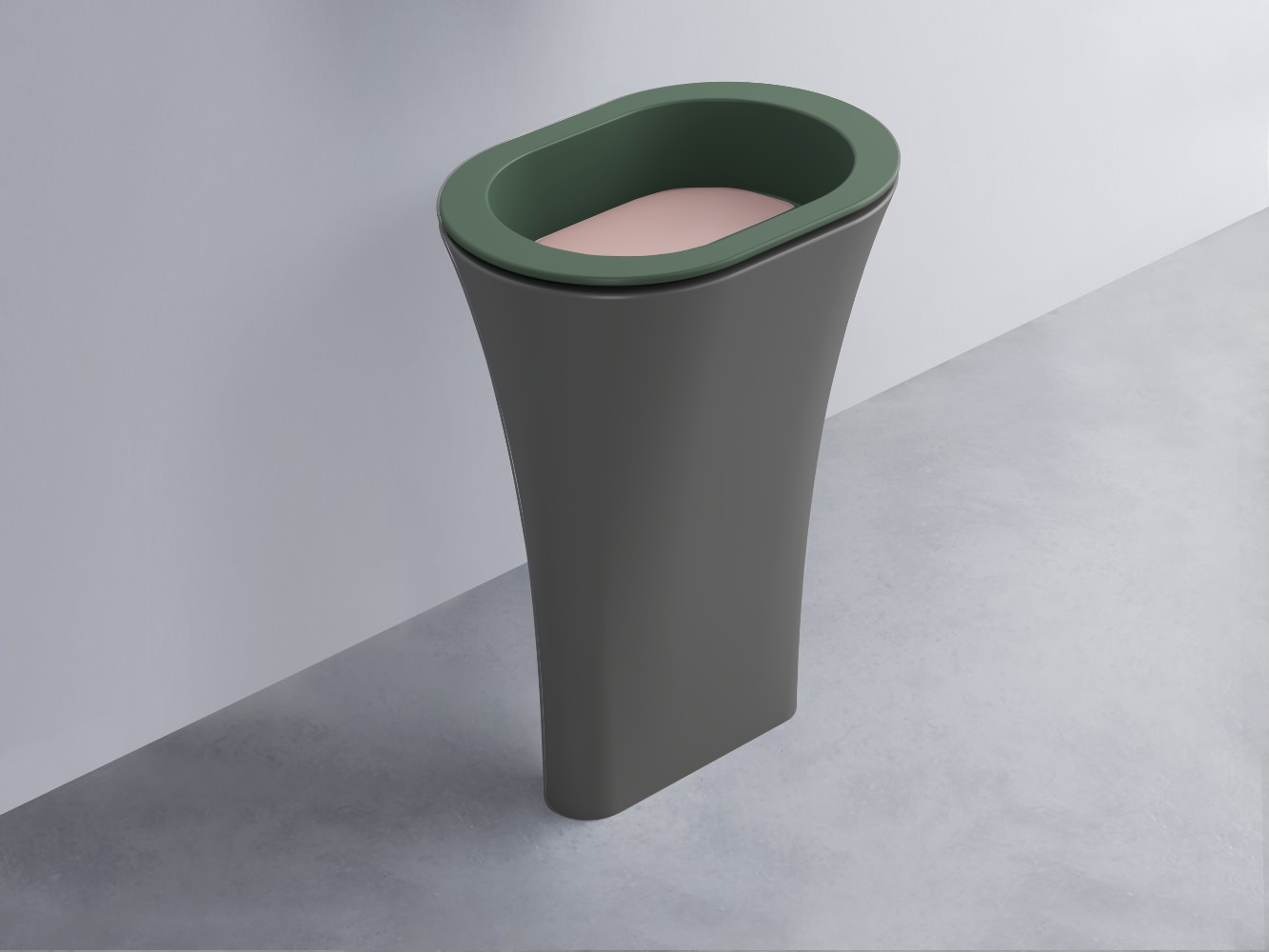 AMLA65-MU+AMPILO-CP+AMCOLO-CM Раковина Amedeo Ovale отдельностоящая cielo Enjoy + Amedeo Ceramica Cielo