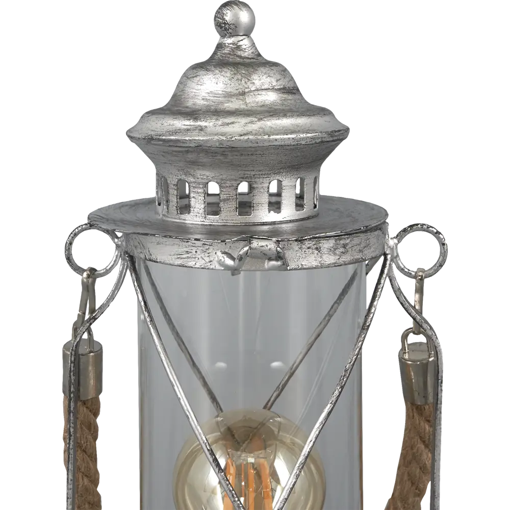 Настольная лампа Eglo Bradford 1xE27x60 Вт стекло цвет серебро STLM-2095032 - Вид №4