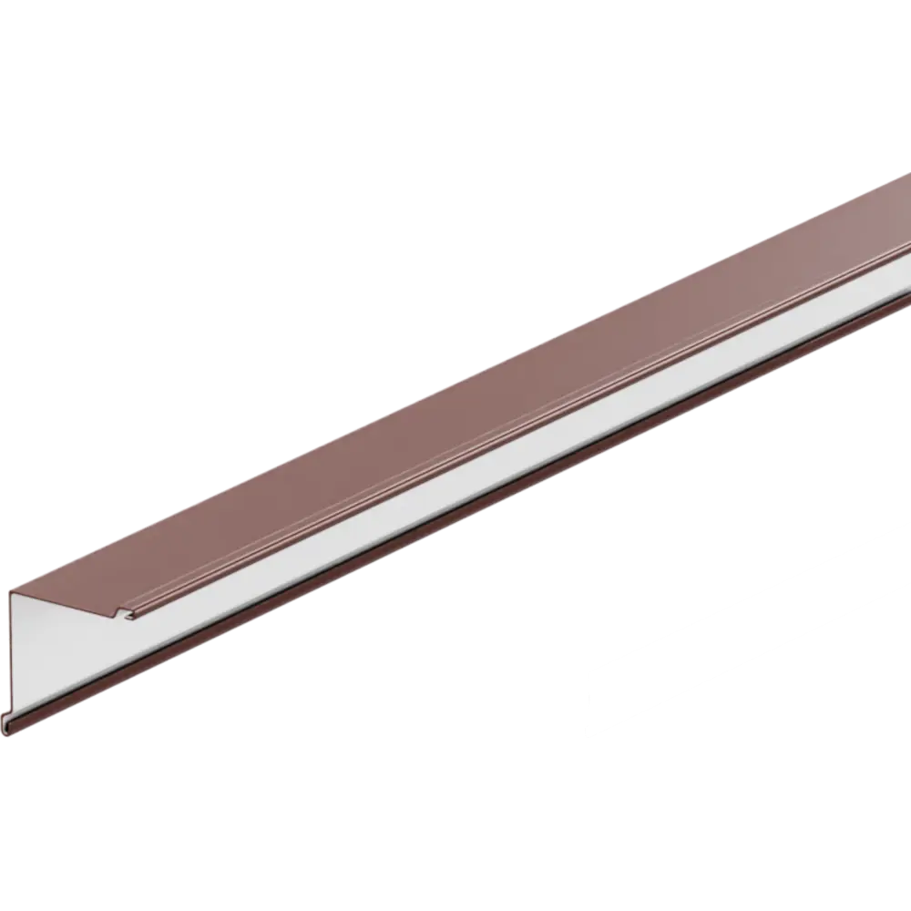 Планка угла наружная 50x50x1250 мм цвет коричневый Santreyd STLM-2034851