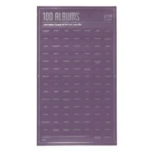DYPOSTALE Постер «100 альбомов, которые ты должен послушать, прежде чем умереть» Doiy