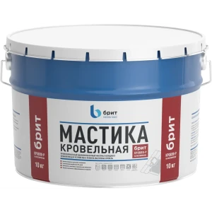 Мастика кровельная битумно-полимерная Брит Кровля-Р 10 кг