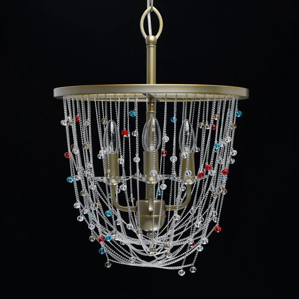 Люстра подвесная «Валенсия», 4 лампы, 12 м², цвет прозрачный белый Chiaro STLM-2001281 - Вид №3