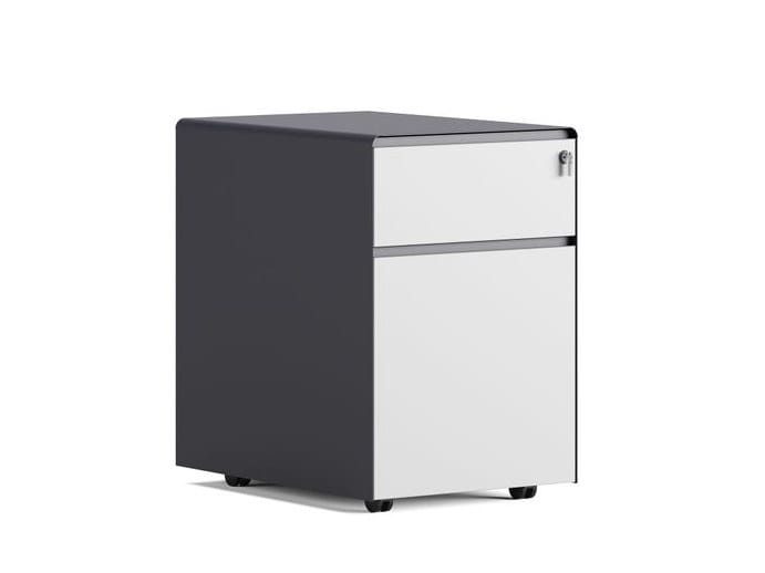 Окрашенный металлический офисный комод с колесами с замком Ersa Steam ARCH-00143428 - Вид №2