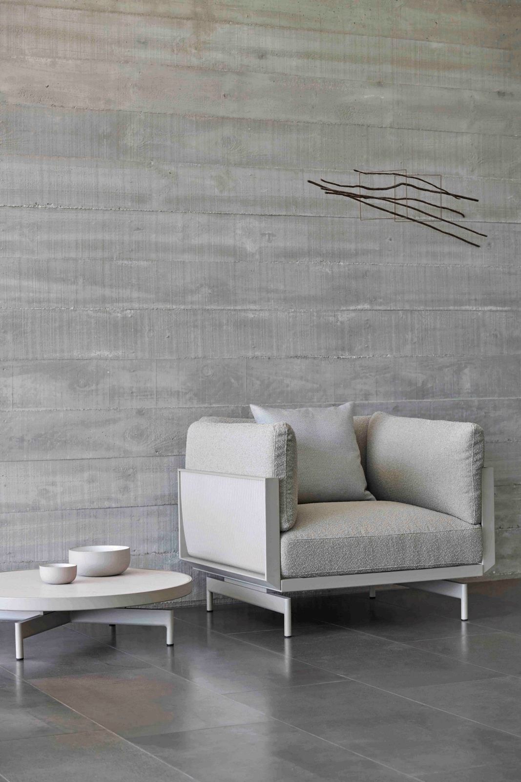 Садовый стул из ткани и алюминия с термокрытием GANDIABLASCO Onde ARCH-00136154 - Вид №36