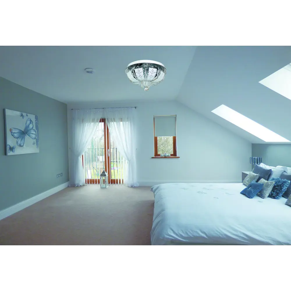 Люстра хрустальная подвесная Пари 4xE14x60 Вт, LED, металл/стекло, цвет хром WINK STLM-2074334 - Вид №22