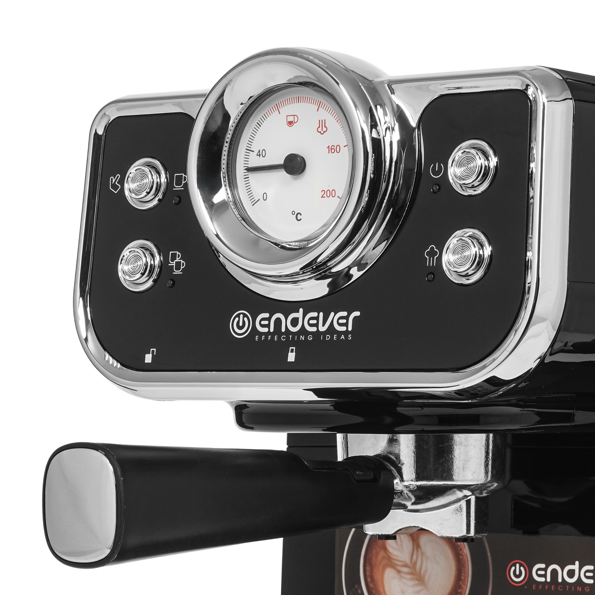 9035804 Кофеварка рожковая Endever Costa-1097 черный STDN-0077696 - Вид №3