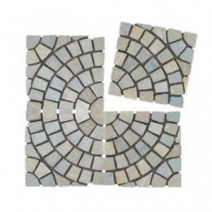 Мозаика из натурального камня, сланца и гранита PAV-103 SN-Mosaic Paving