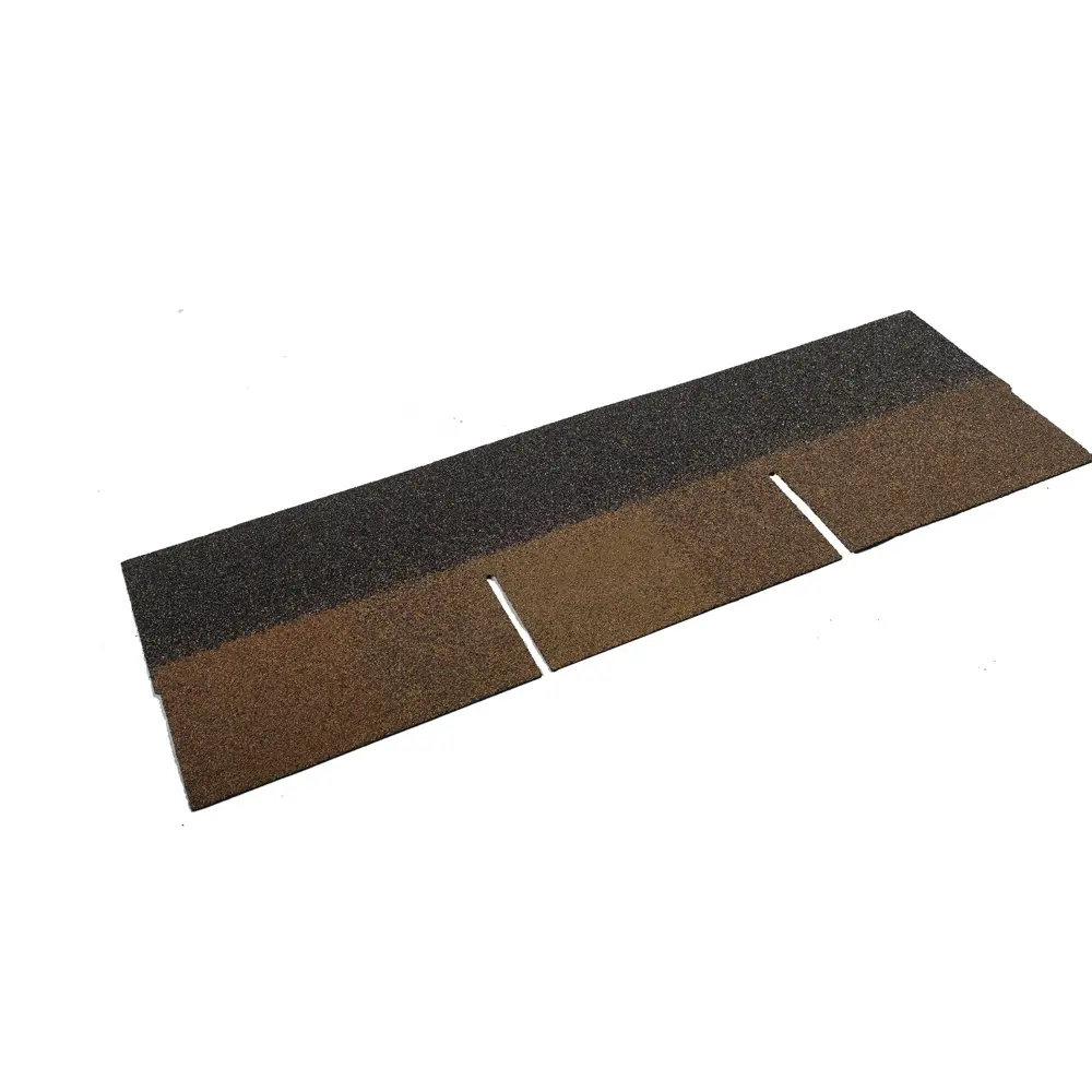 Черепица гибкая Mida Трио Антик коричневый 3 м² ТЕХНОНИКОЛЬ STLM-2096526 - Вид №1