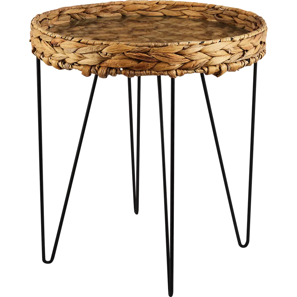 Журнальный столик круглый 40x44 см черный Atmosphera STLM-2094444