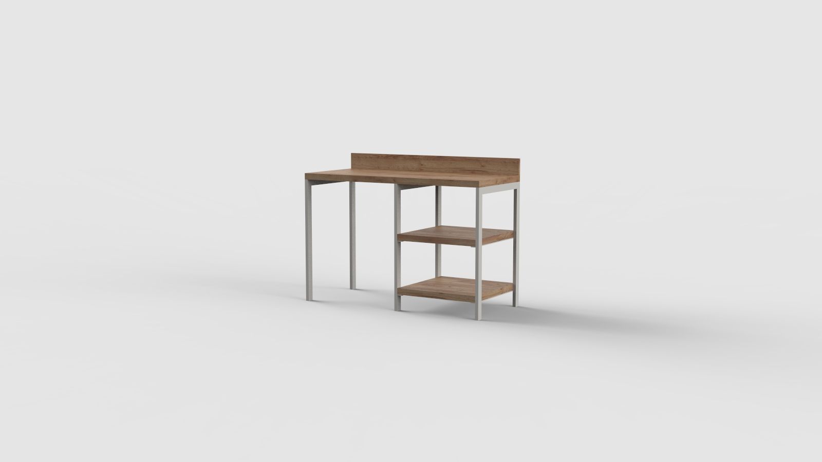 Прямоугольный стол с полками для контракта Mobilspazio ARCH-00076414 - Вид №33