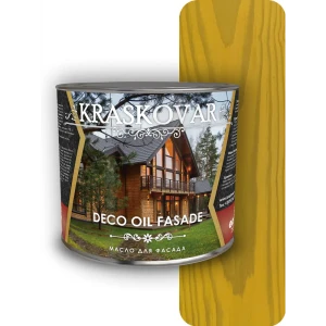 Масло для фасада Kraskovar Deco Oil Fasade сочная дыня 2.2л