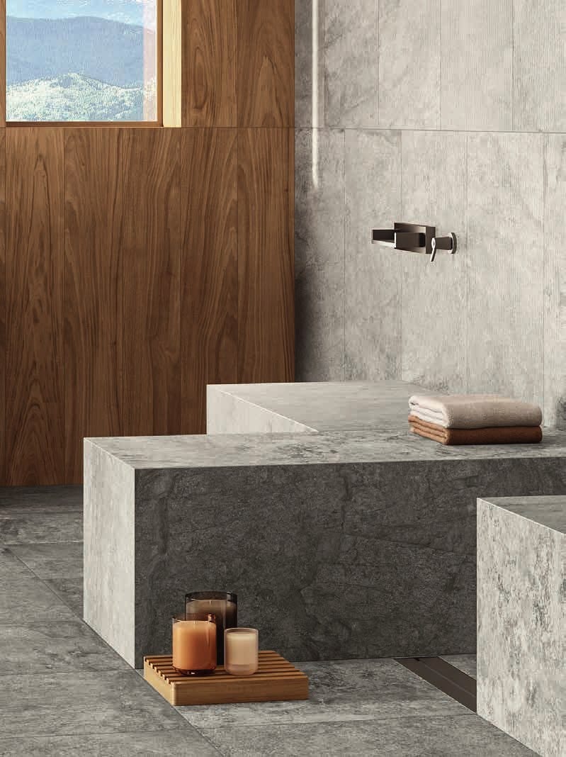 Напольное покрытие / Напольное покрытие из керамогранита для интерьера с эффектом камня CERAMICA DEL CONCA LAVAREDO ARCH-00135051 - Вид №12