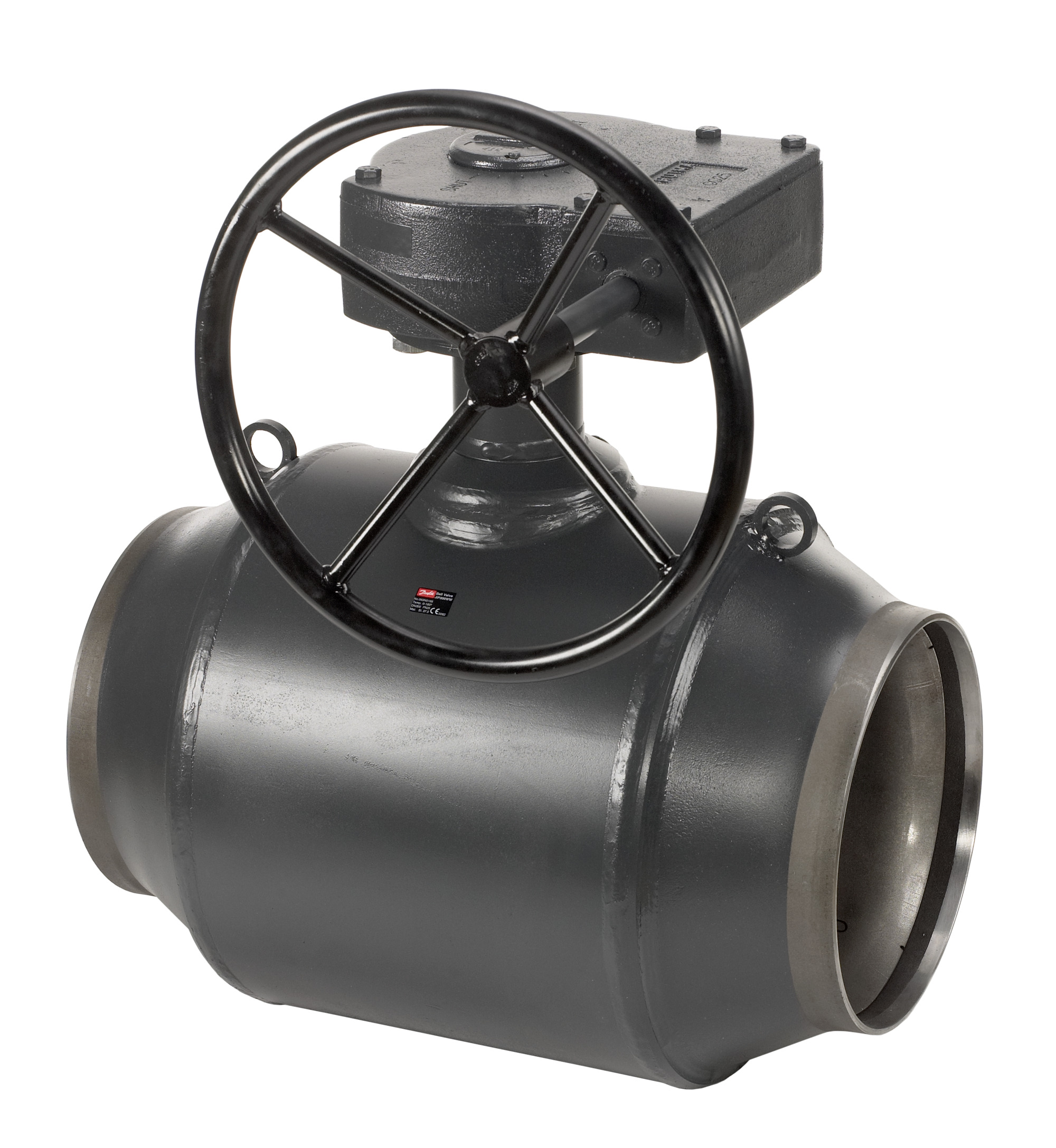 Danfoss JiP цельносварные из углеродистой стали с полным проходом (PN 16/25/40) JIP FF Кран шар полнопр Ду150 Ру25 ред 065N1351  - Вид №14