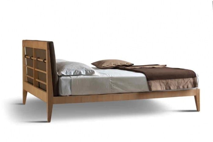 Вишневая кровать с мягким изголовьем Morelato современный ARCH-00122037 - Вид №4