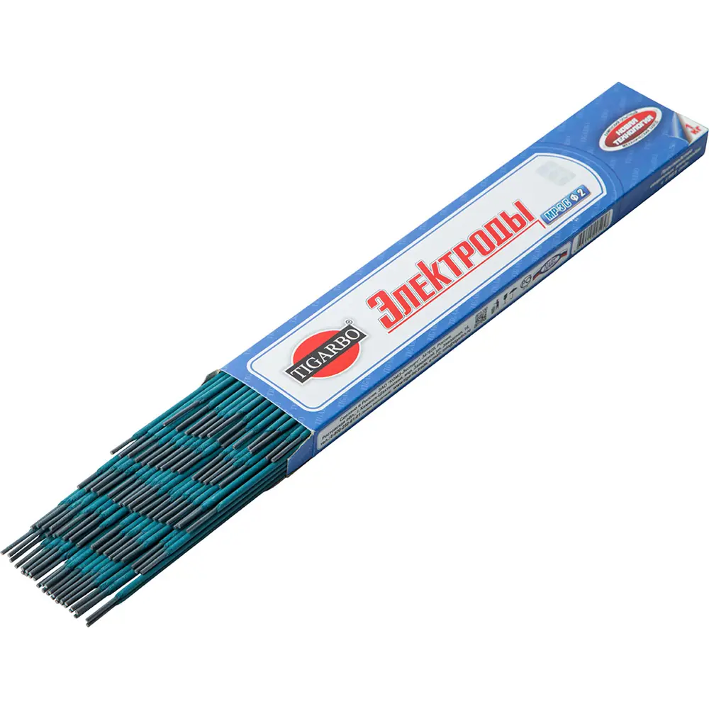 Электроды сталь Tigarbo МР-3С 2 мм, 1 кг STLM-2079677 - Вид №1