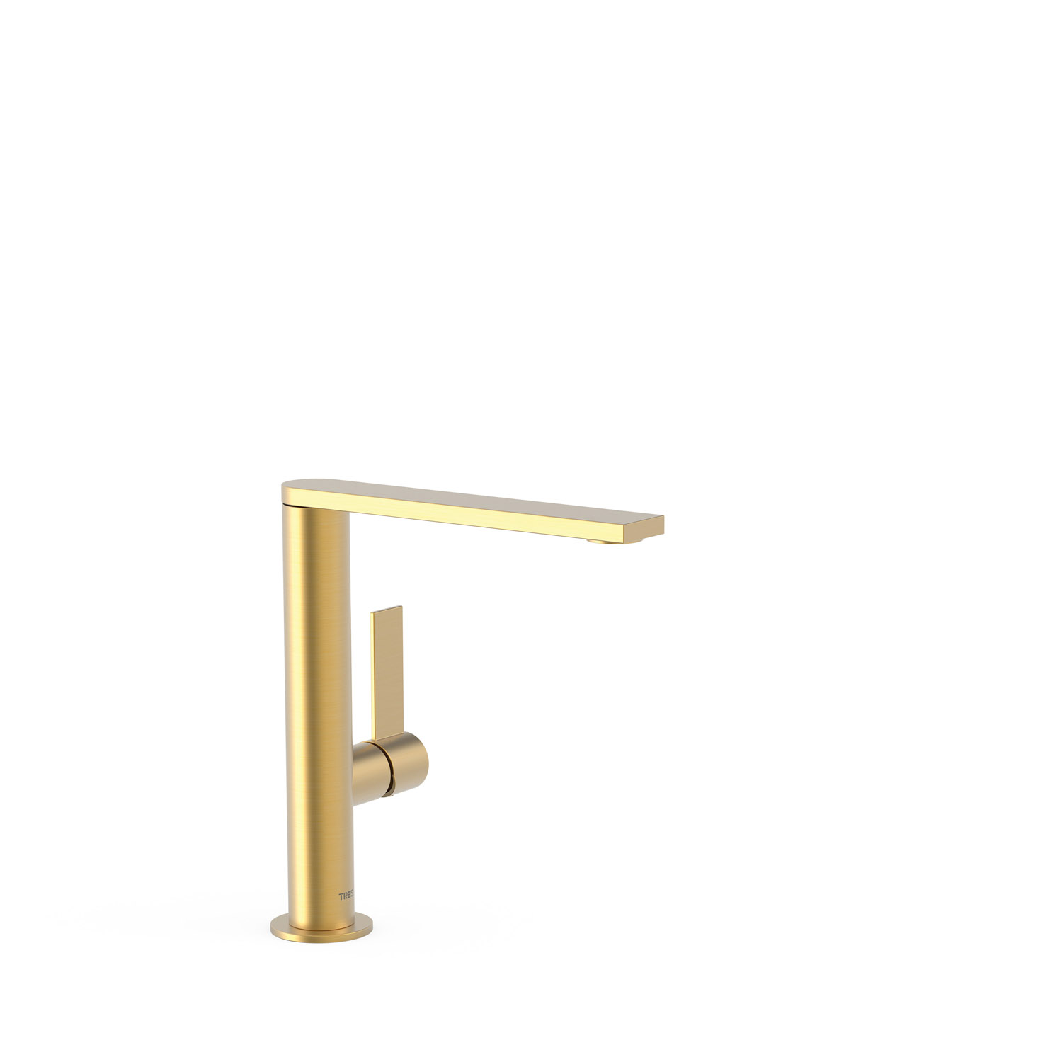 ПРОЕКТ-Смеситель для раковины TRES High с одной ручкой и боковым рычагом-21130501OM TRES Project