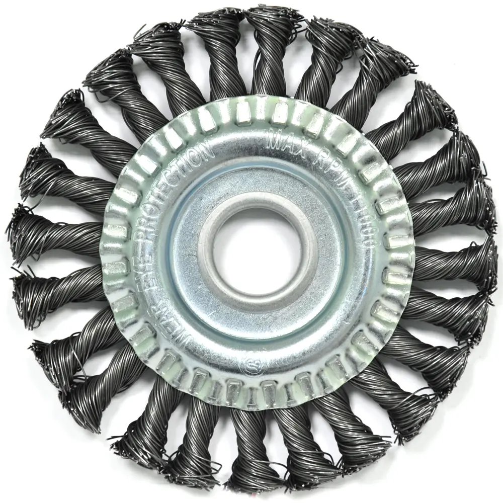 Щетка для УШМ дисковая Elitech 1820.073400 сталь 125 мм STLM-2154413
