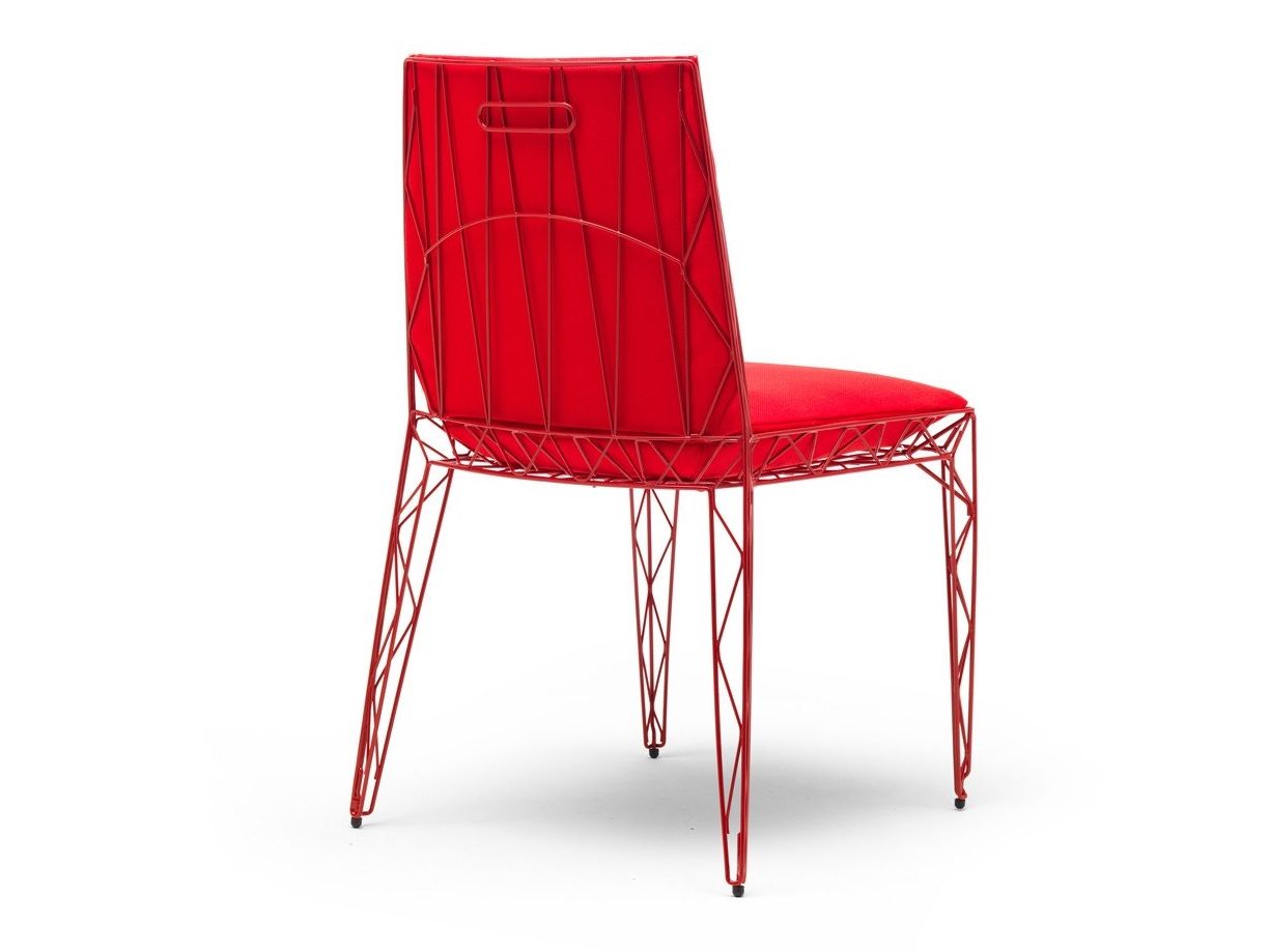 Стальной штабелируемый стул с мягким сиденьем EPÒNIMO NUA ARCH-00078623 - Вид №4