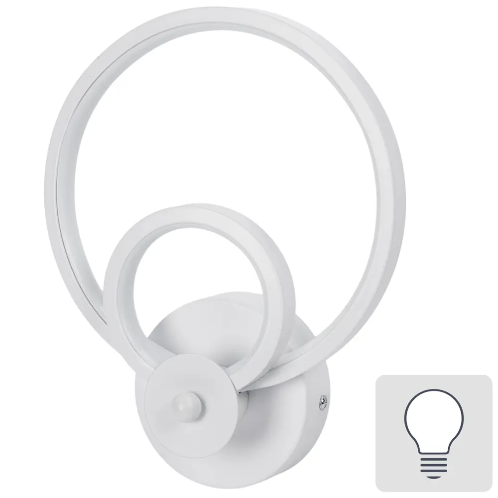 Настенный светильник светодиодный Escada Orbita 10237/2LED, нейтральный белый свет, цвет белый 88294294 STLM-2156250  - Вид №1