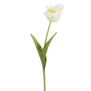 Белый декоративный тюльпан для интерьера 70 см