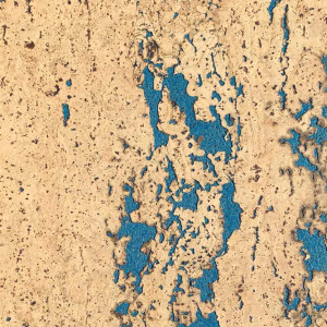 Пробковое настенное покрытие Малага азул 600х300х3 мм 1.98м² бежево-синий 11шт EASYCORK