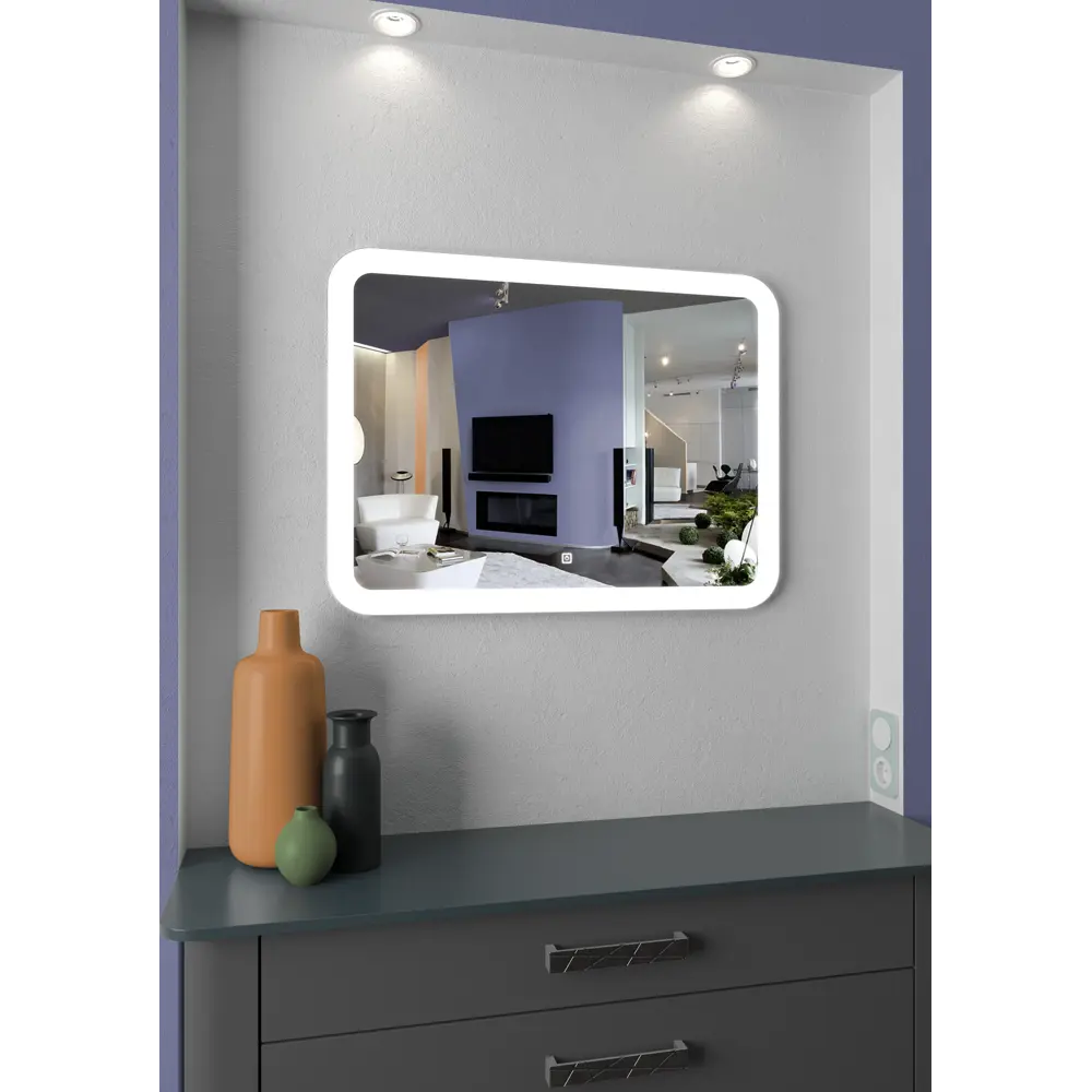 Зеркало Santreyd Luxury с LED-подсветкой и сенсорным управлением 18643901 STLM-0011847 - Вид №12