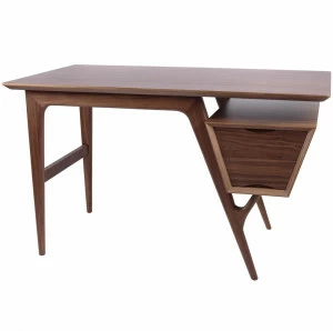 Письменный стол дизайнерский деревянный с ящиками Chesture RITER  134504 Орех;коричневый