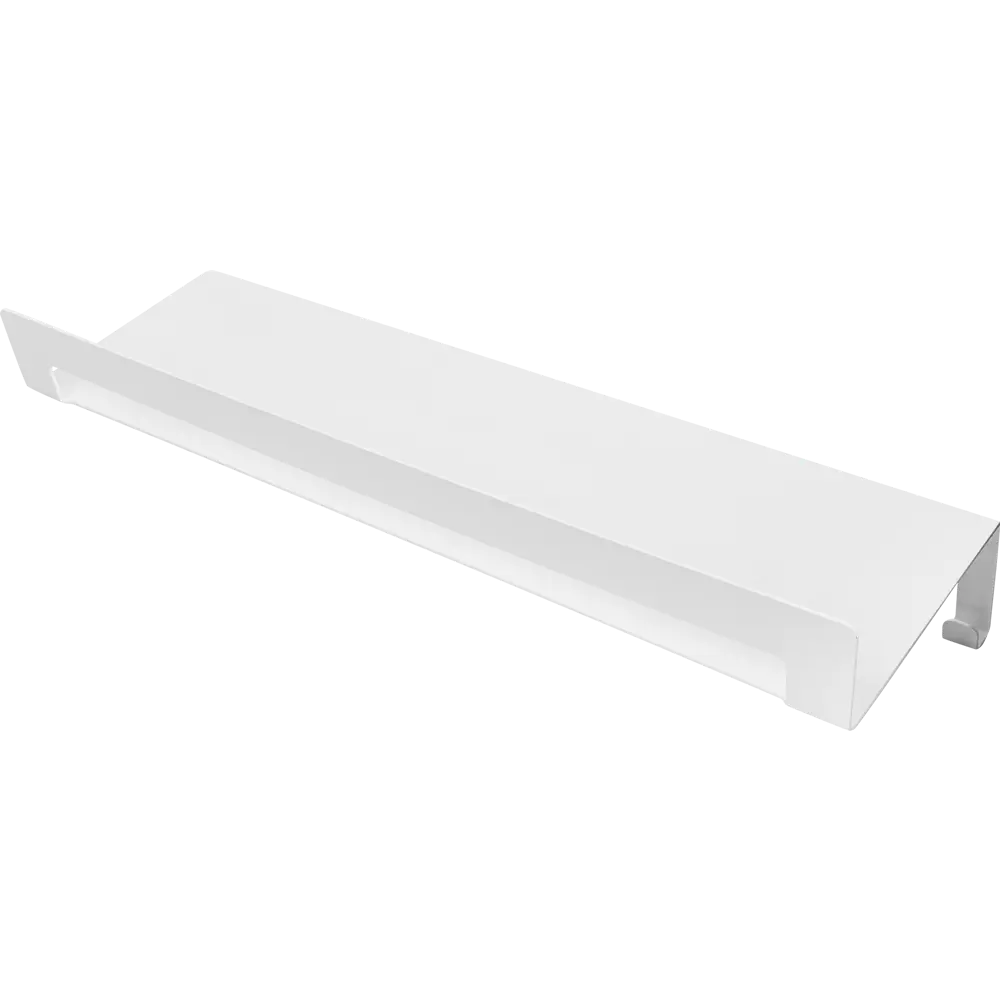 Полка для ванной c крючками 45x11.5x12 см сталь цвет белый Santreyd Ferro STLM-2071403