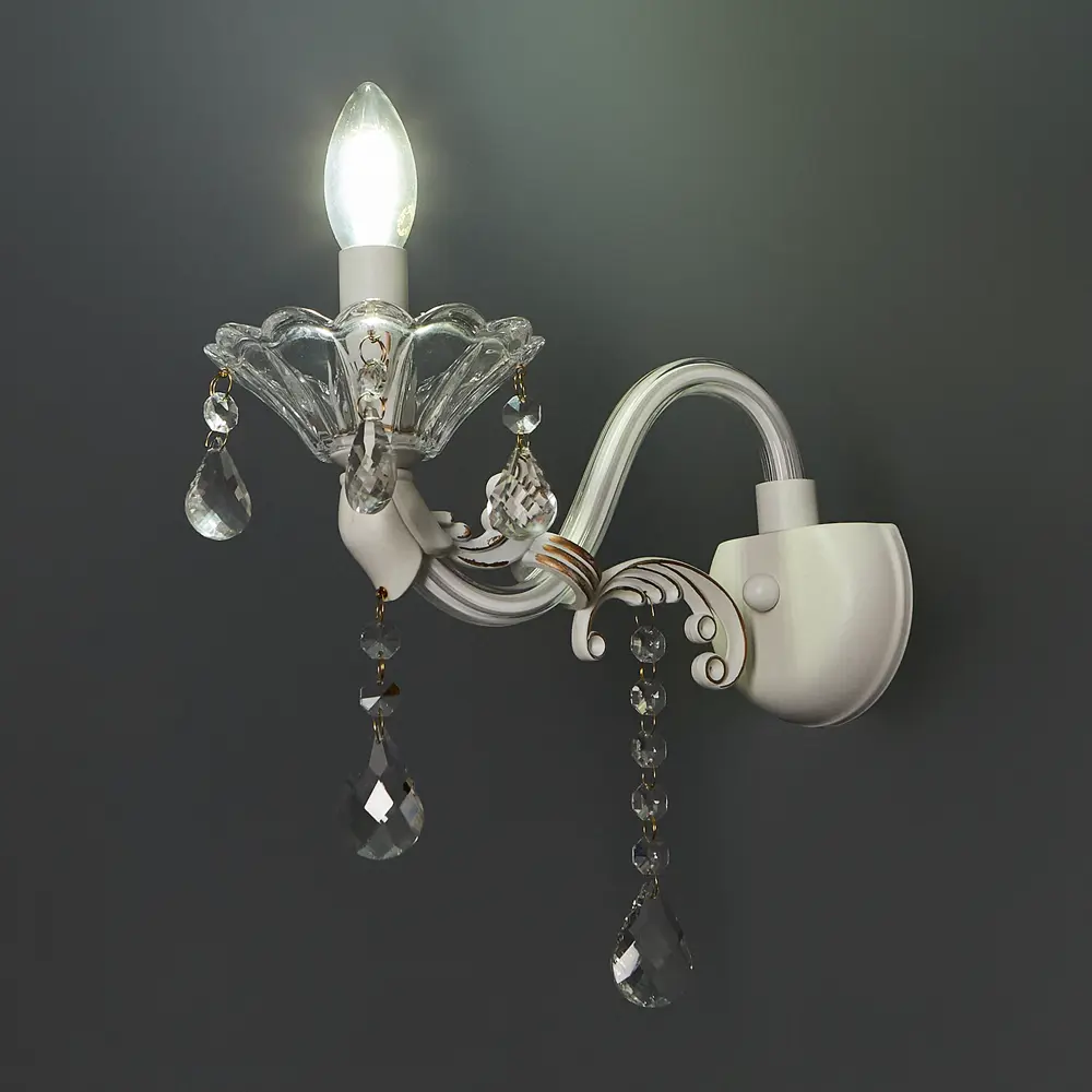 Бра Madlen L1086-1A, цвет белый LAMPLANDIA STLM-2112758 - Вид №1