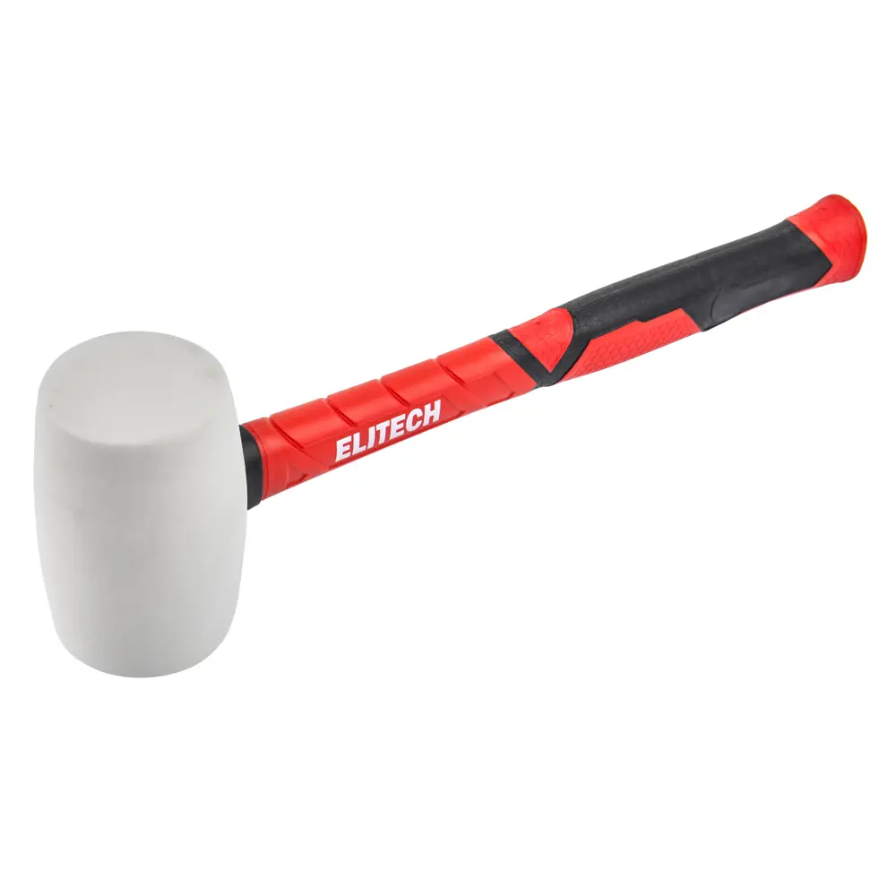 Киянка резиновая Elitech с фиберглассовой ручкой 450 г 89407125 STLM-1572716