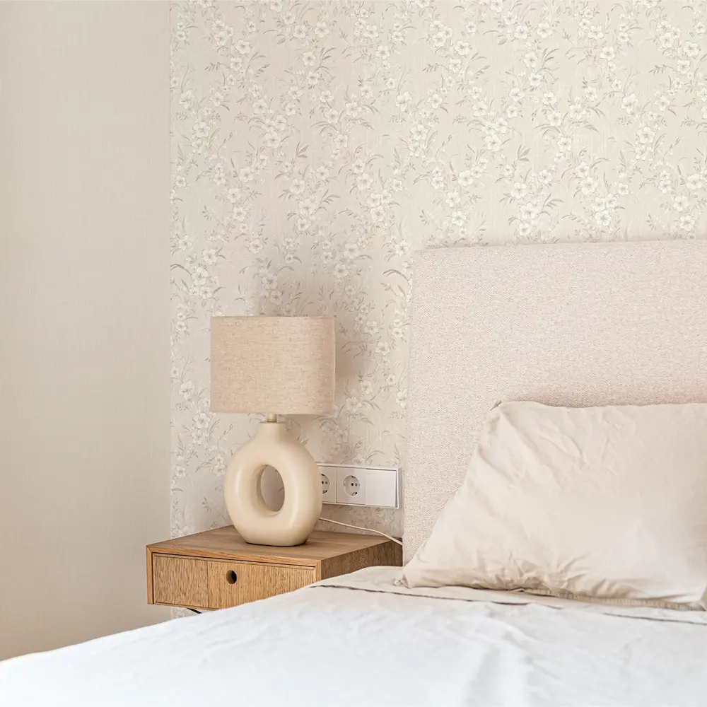 Флизелиновые обои Palitra Life Paradise белые 1.06 м 89421274 STLM-1571344 - Вид №5