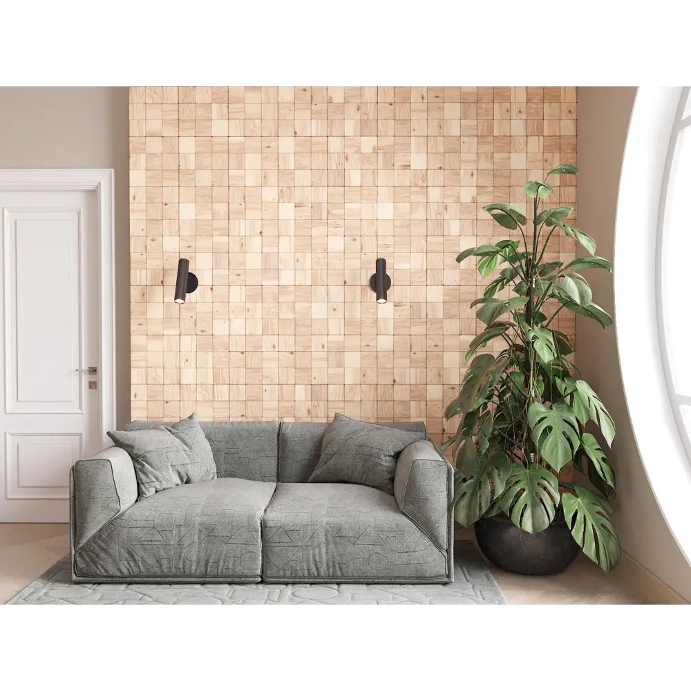 Деревянная мозаика Болтон 100x100 мм 300x300 мм 22 шт Santreyd STLM-2068895 - Вид №1