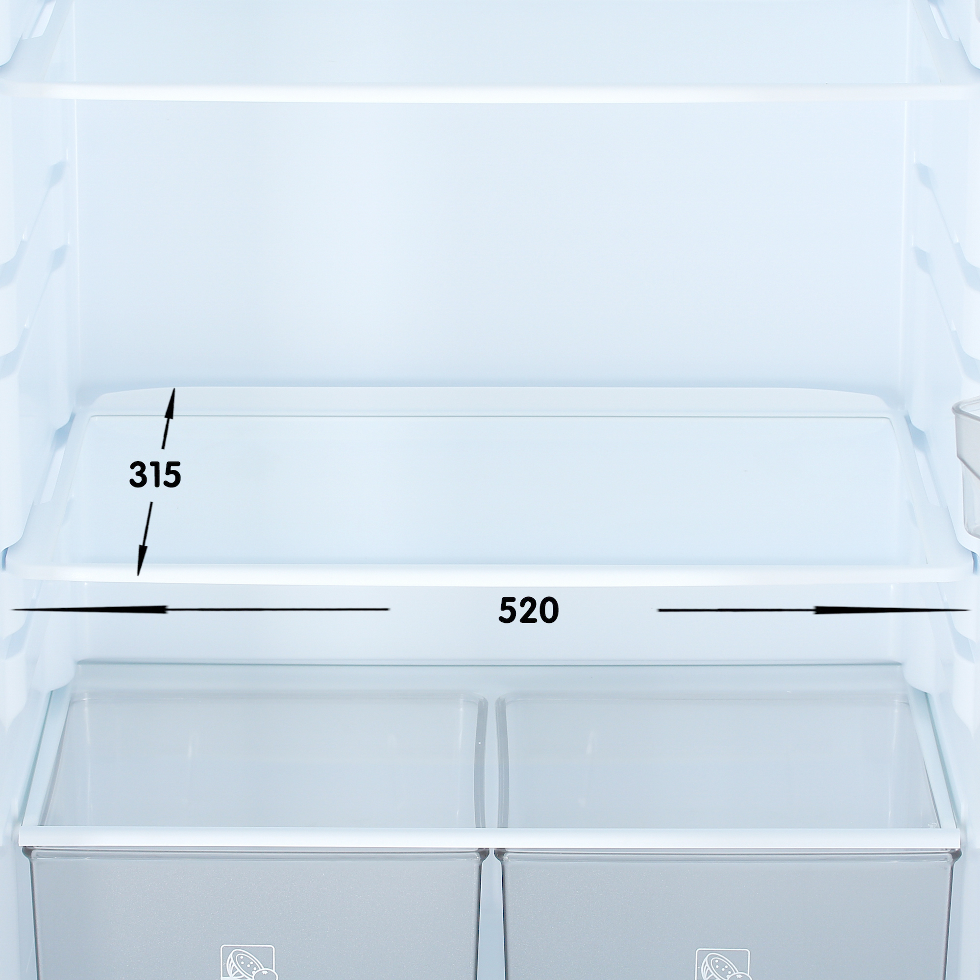9113503 Холодильник с морозильником   Aceline B32APZ белый STDN-0101987 - Вид №8